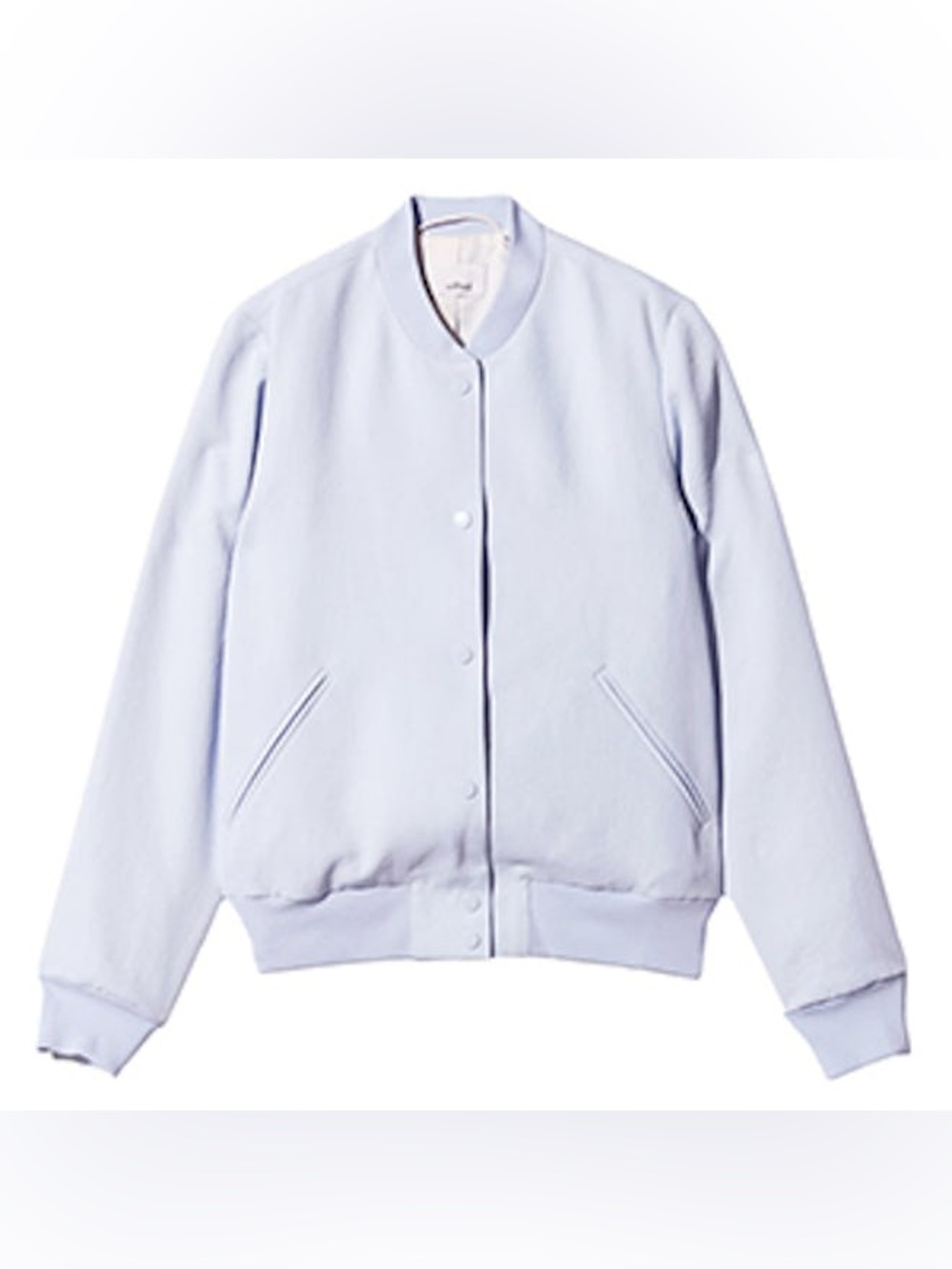 Wilfred Aritziaq Light Blue Bomber Jacket Size Small